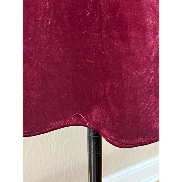 Old Navy Women's Velvet Velour Sleeveless Top Shirt Red Oversized Size Medium - Picture 8 of 13